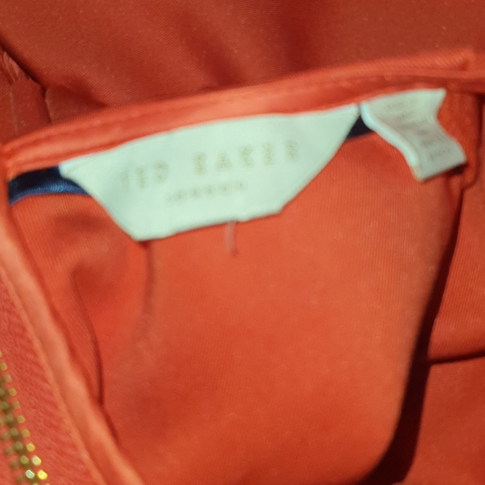 NWOT Ted Baker Detailed Ruffled w/ Pockets Dress - Picture 8 of 8